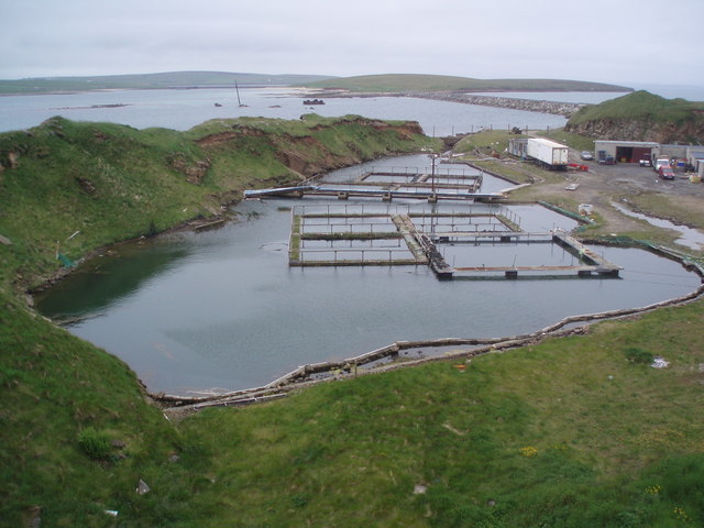 Рыбоводческая ферма на острове